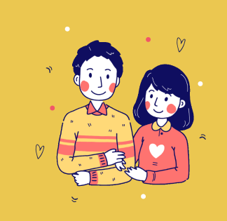 Couple engaged in conversation, considering online couples therapy
