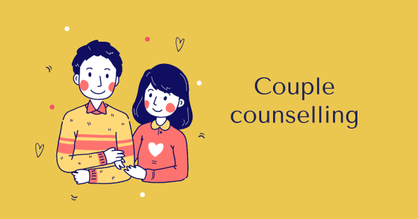 Psychologist conducting online couples counselling session
